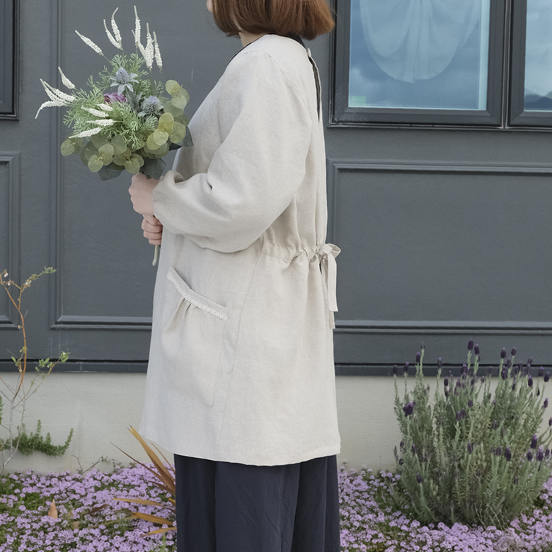 リネン割ぽう着