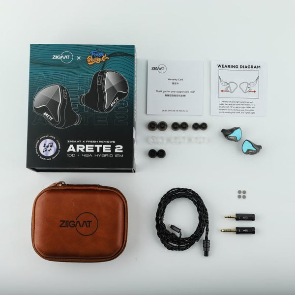 ZiiGaat x Fresh Reviews Arete II | 2nd Gen 1DD + 4BA Hybrid IEM