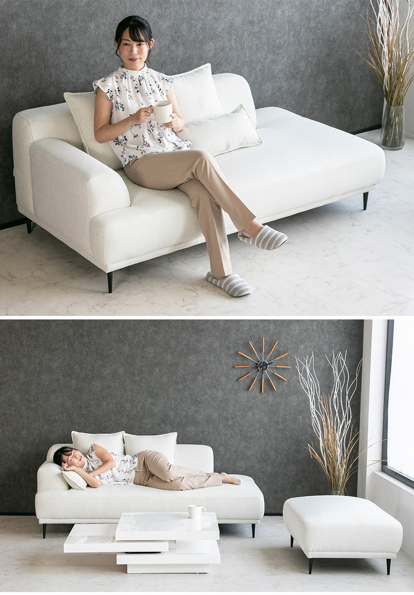 lushroom ソファ 2人掛け 3人掛け ファブリック カウチソファー