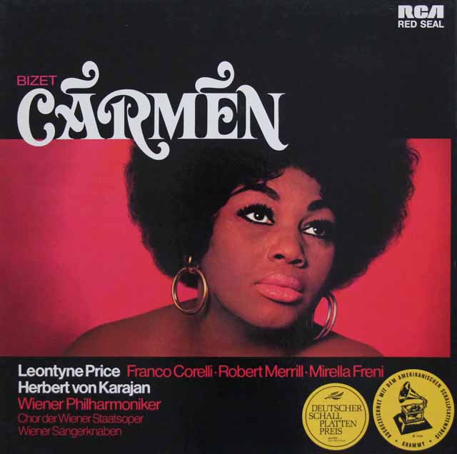LP レコード カラヤンのビゼー/歌劇「カルメン」全曲 独RCA 3332