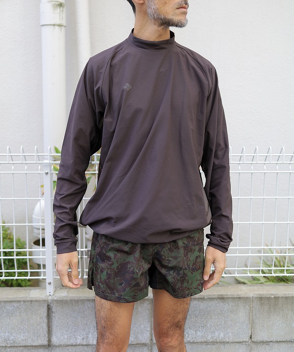 リョウゲン/RYOGEN ODD MOCK NECK L/S TEE (全3色)[カットソー・T
