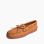 Minnetonka Moccasins 890 - Men's Moosehide Hardsole Moccasin - Natural
