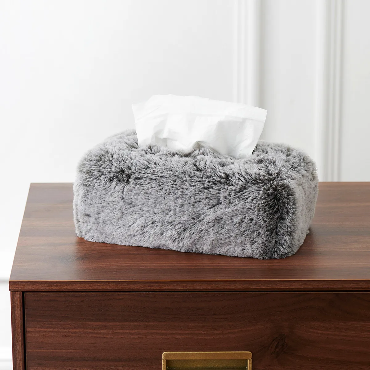 ラグジュアリープラッシュ｜ティッシュボックスカバー｜25×12×6cm