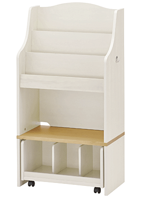 イトーキ学習デスク2019 かわいいカモミール よみたな 読みたくなる棚