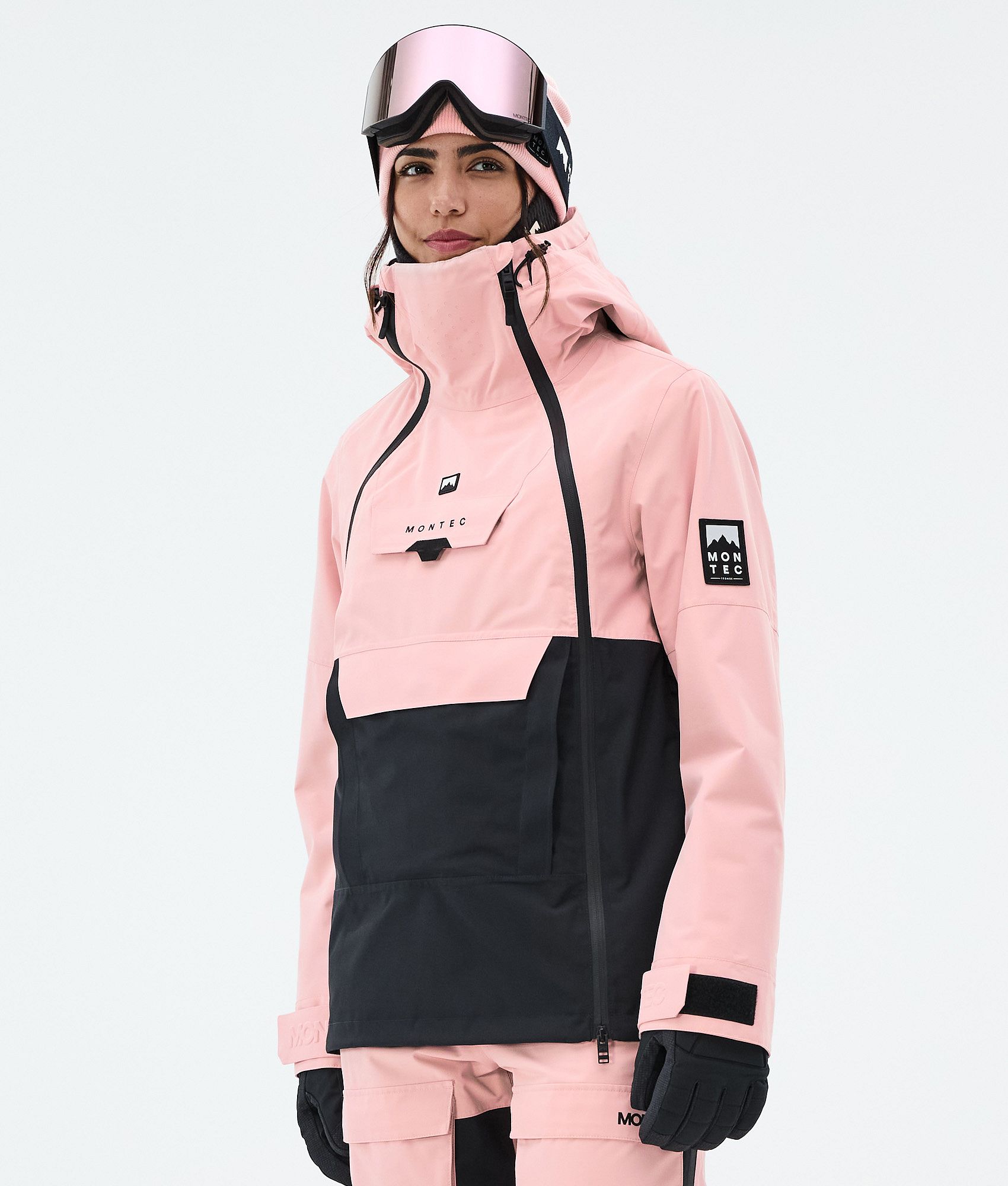Montec Doom W Snowboard Jacket Women Soft Pink/Black | Montecwear.com