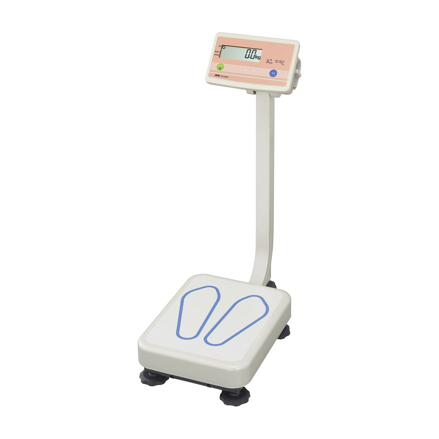 デジタル体重計(検定品) ポール付 19-2130-00 エー・アンド・デイ AD