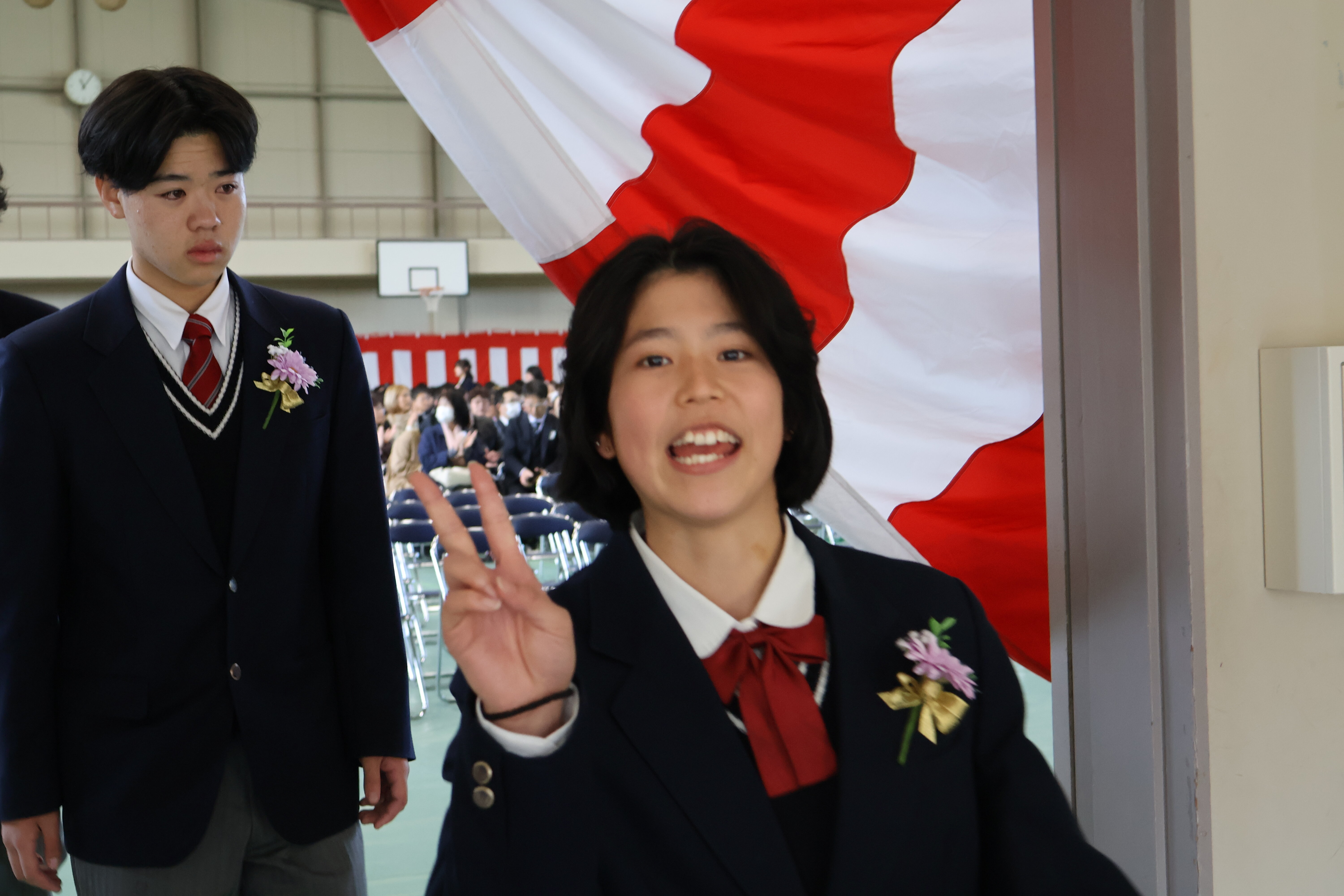 卒業式後の一コマ｜イベント｜新着情報｜島根県立松江農林高等学校