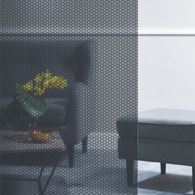 GF1838 和 麻の葉黒切子 ガラスフィルム サンゲツ｜ガラスフィルムの