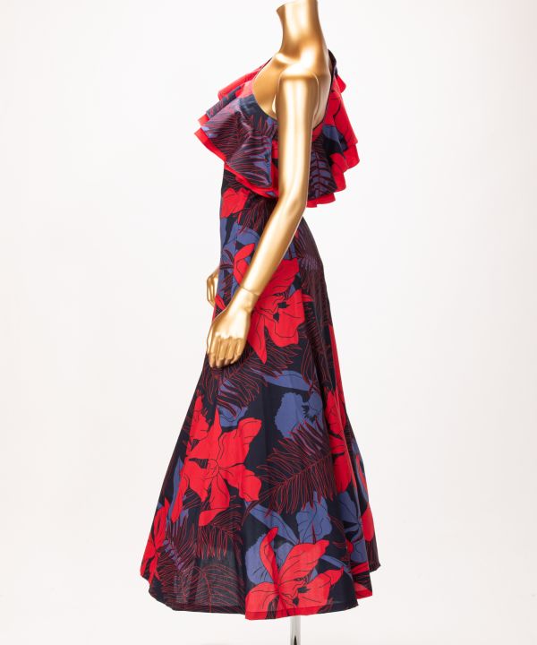 マウナロア【Maunaloa】|フラダンス衣装の専門店|ワンショルダードレス