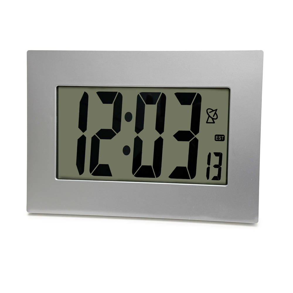 Super Large Jumbo 3.5-inch LCD Numbers Atomic Alarm Clock