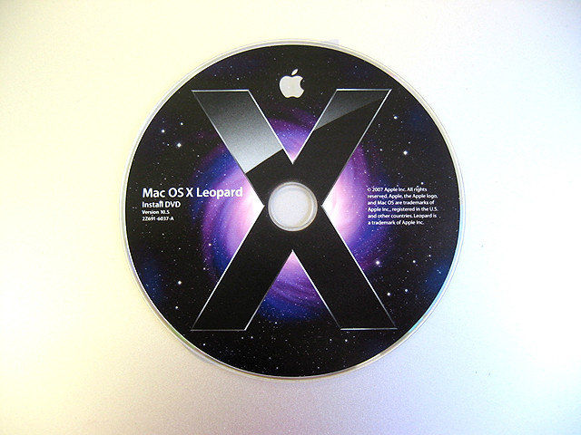 Mac OS X 10.5 Leopard(DVD版) 通販 -Macパラダイス-