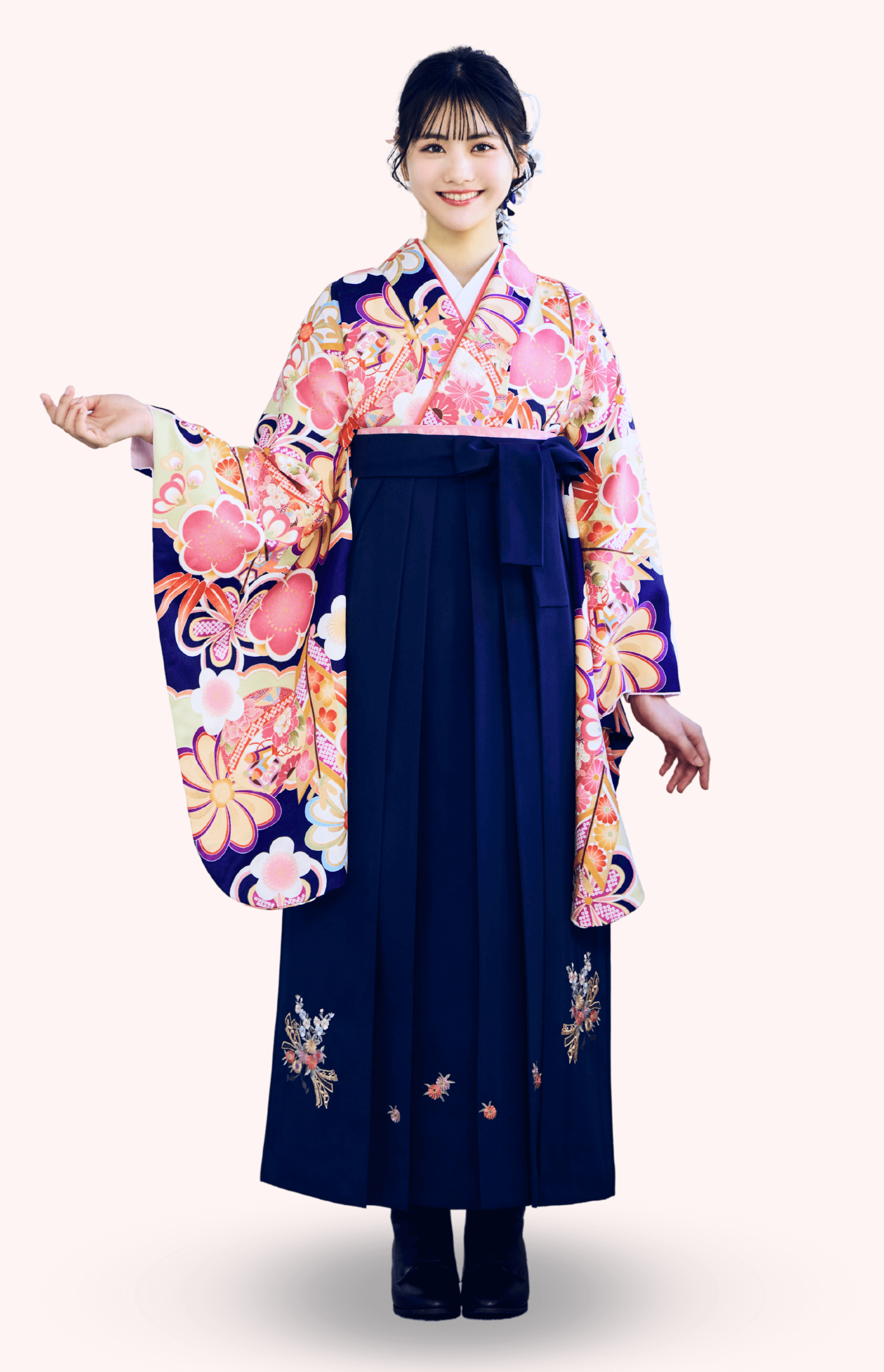 紺系の袴一覧｜卒業袴のレンタルはマイム