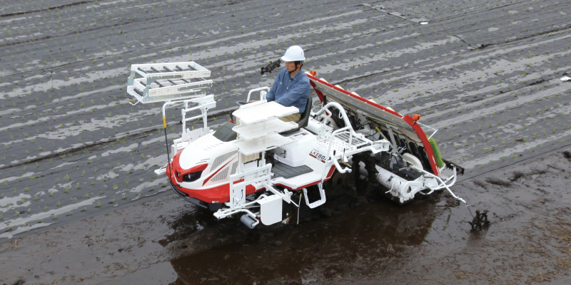 紙マルチ田植とは｜Rice transplanter LKE60AD｜田植機｜製品情報