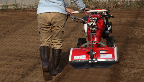 土を耕す耕うん作業｜⑧ ミニ耕うん機の役割｜はじめよう家庭菜園