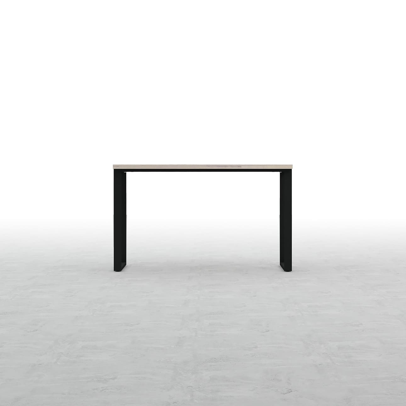 コンソールデスク スチール脚（RO）幅1200×奥行450㎜ ラバーウッド