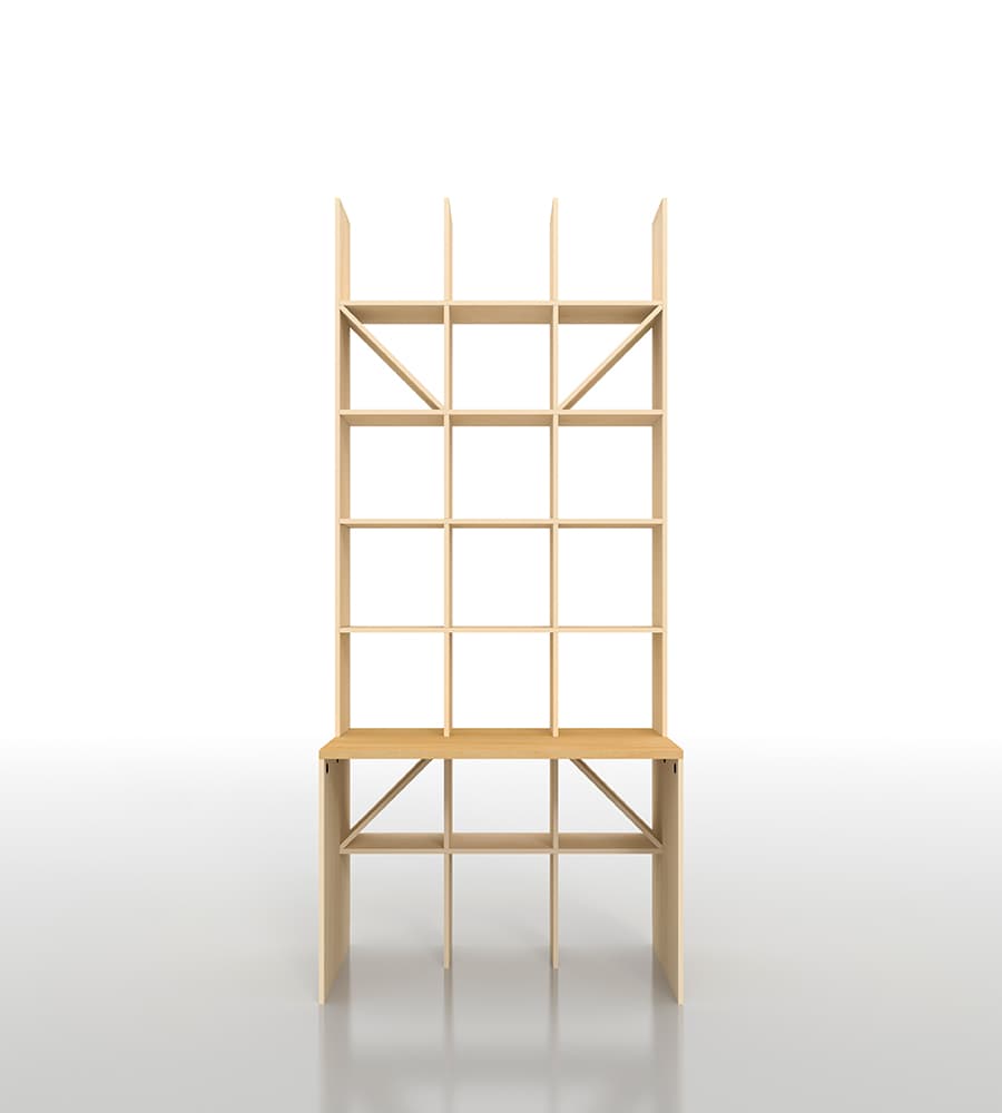 本棚付きデスク SOHO家具|本棚付きデスクの通販はマルゲリータ