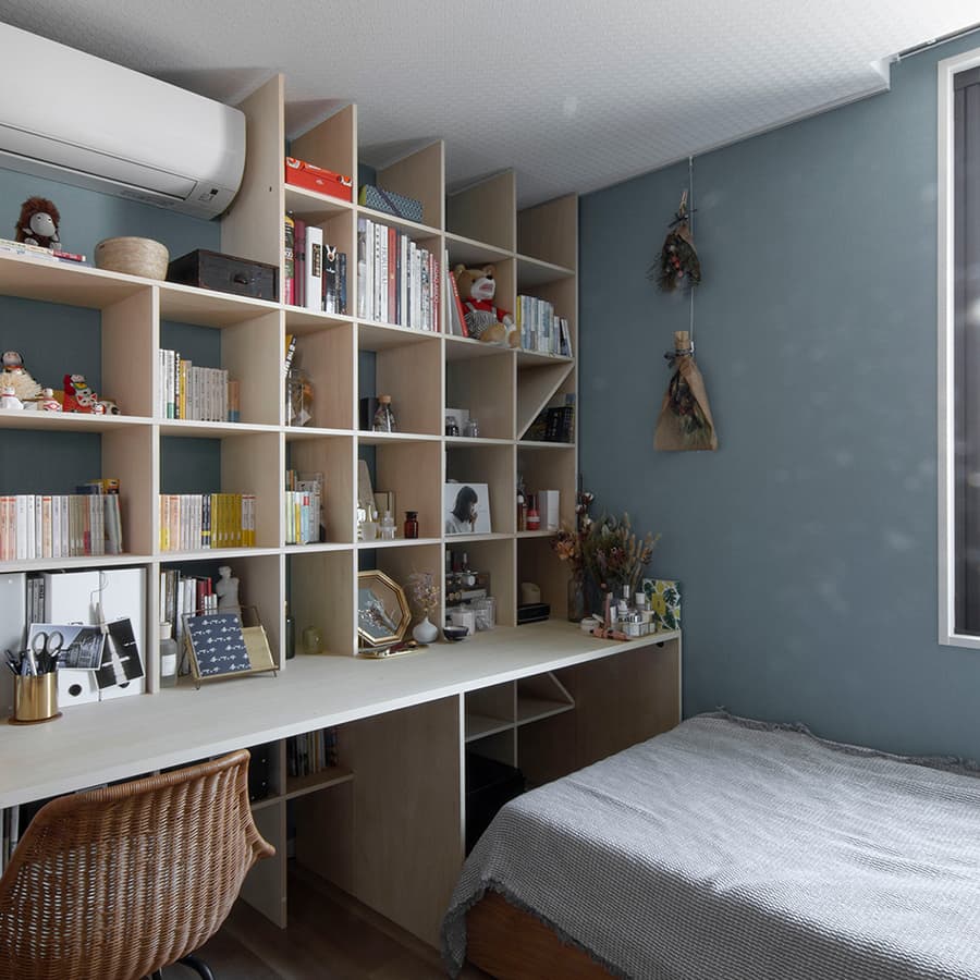 デスク一体型本棚 本棚付き机|本棚付きデスクの通販はマルゲリータ