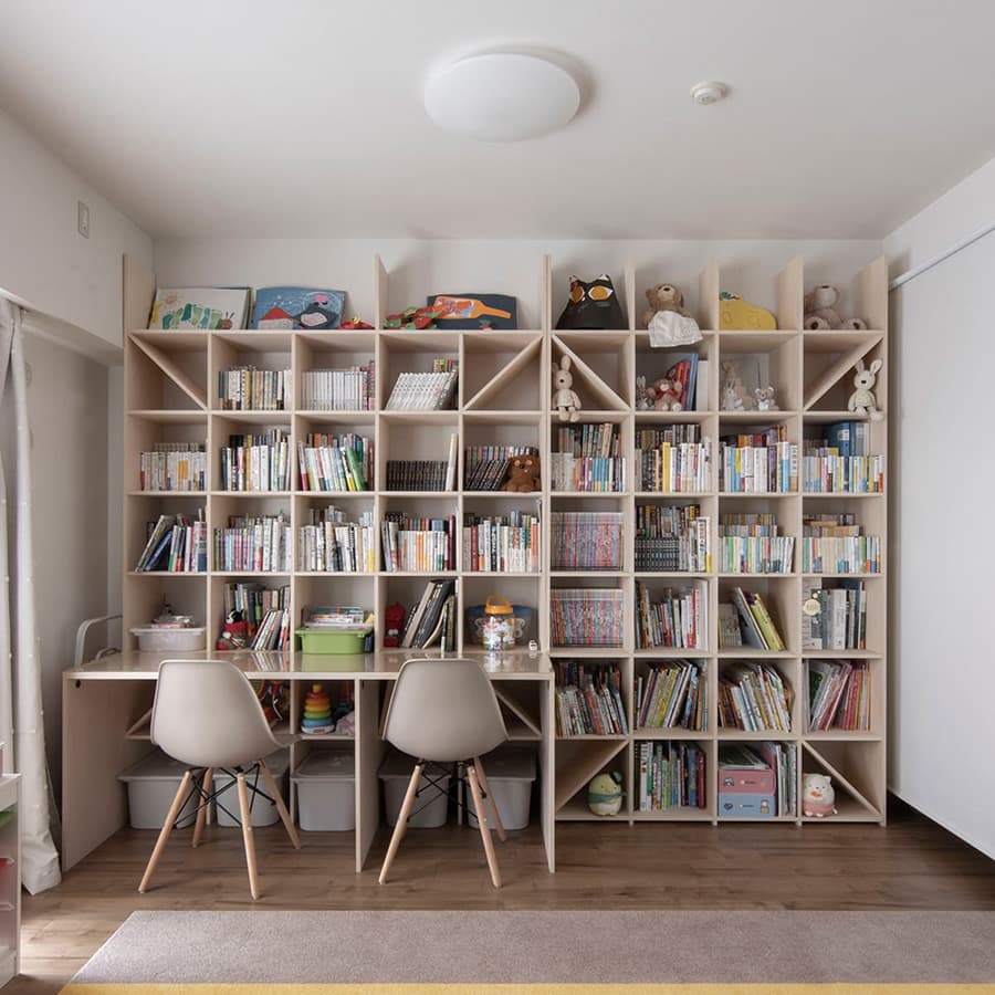 カウンター付き本棚 机付き本棚|本棚デスクの通販はマルゲリータ