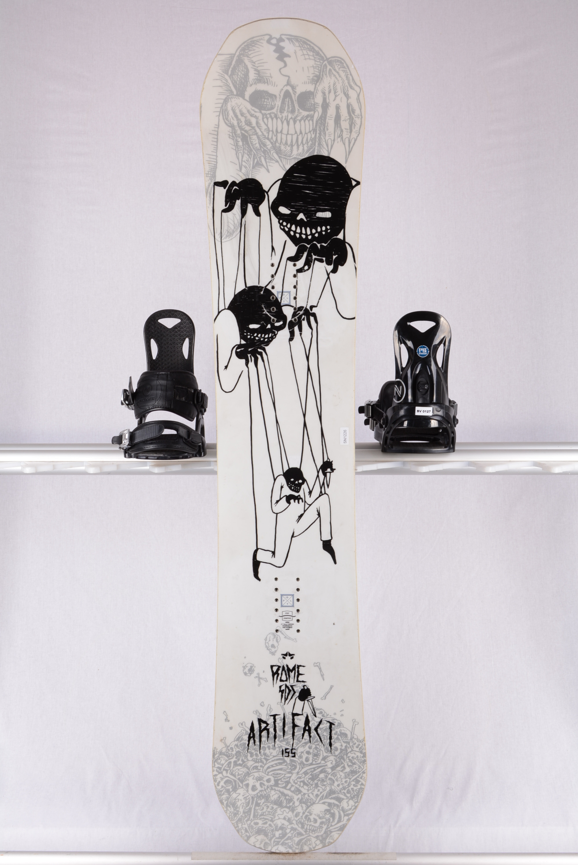 snowboard ROME SDS ARTIFACT, WOODCORE, sidewall, CAMBER ( TOP