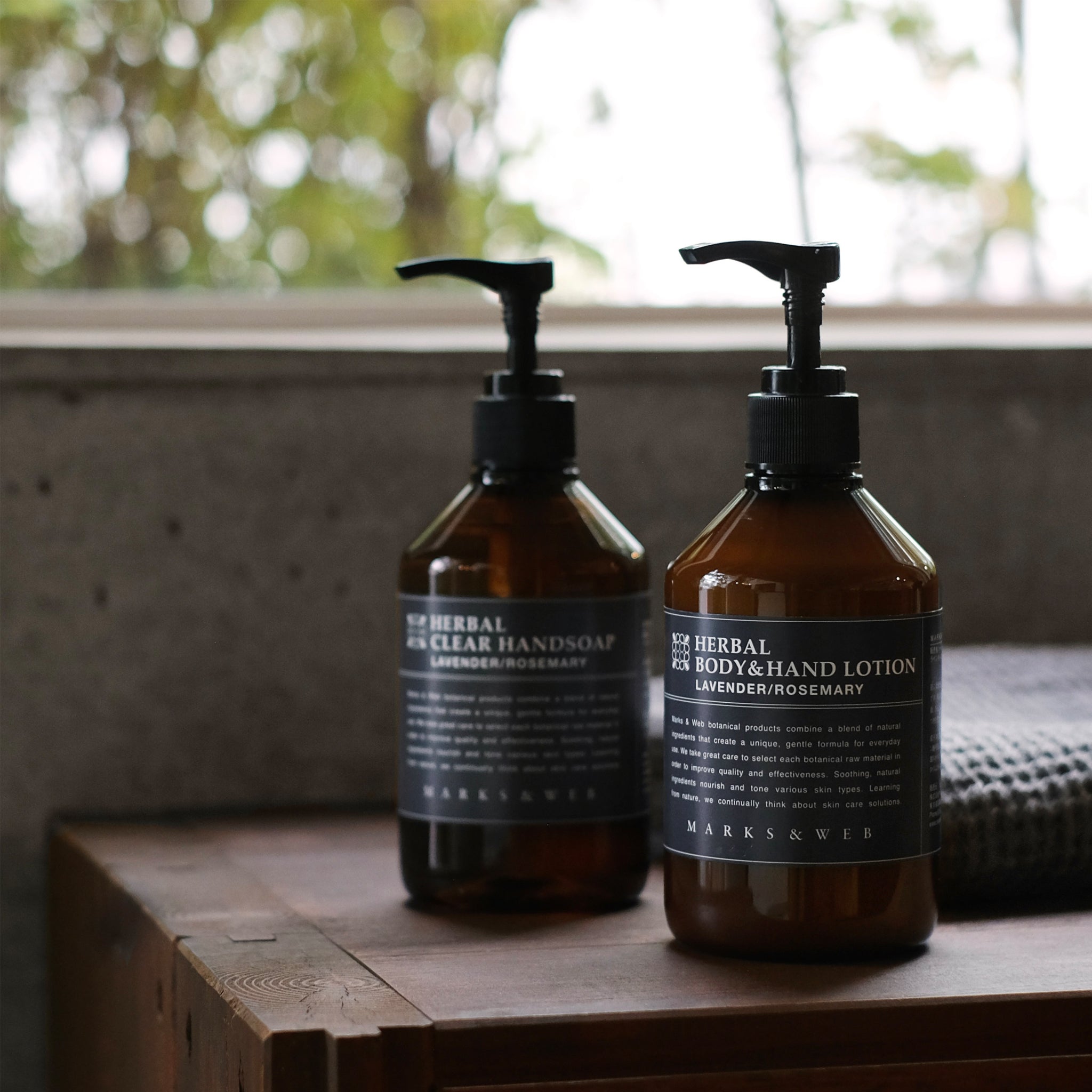 ハーバルボディ&ハンドローション｜乳液・クリーム｜MARKS&WEB