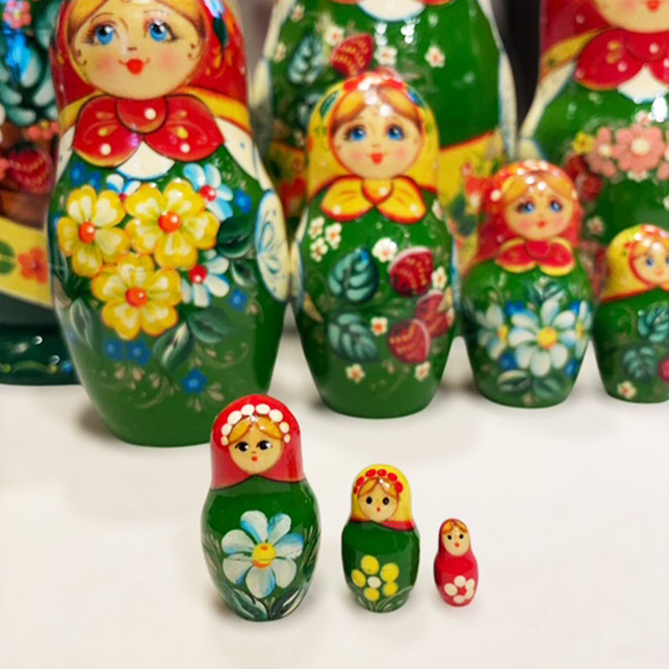 ロシア雑貨店マリンカ / マトリョーシカkrv926-10p