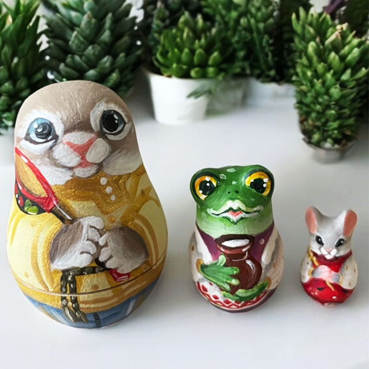 ロシア雑貨店マリンカ / スベトラーナ・ニコラエワ作 民話