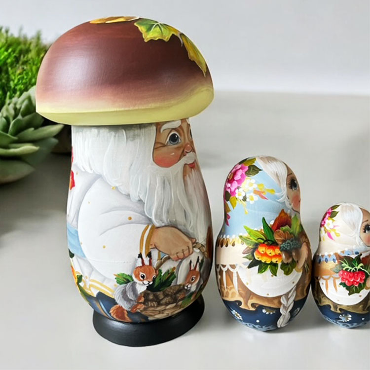 ロシア雑貨店マリンカ / スベトラーナ・ニコラエワ作 キノコ