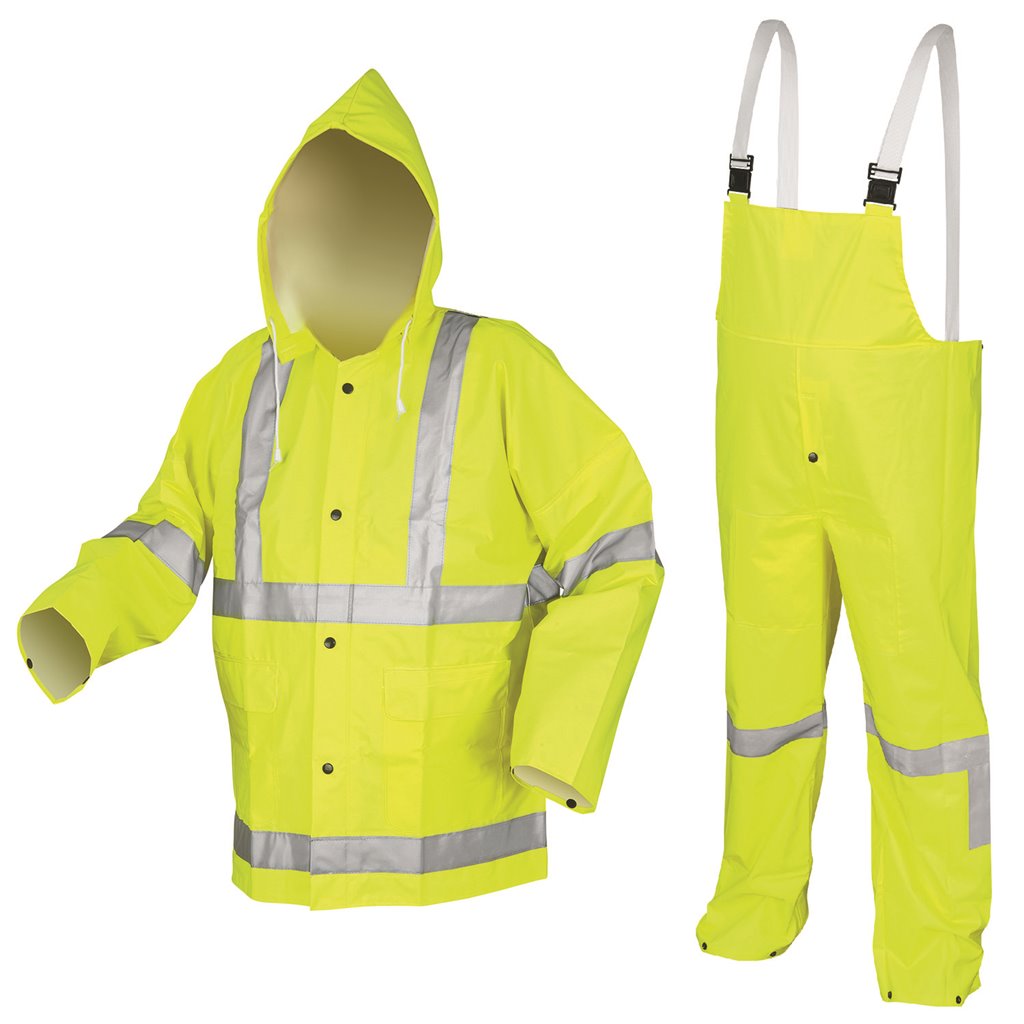 MCR Safety Class 3 Hi Vis Rain Suit 2083SR-2X