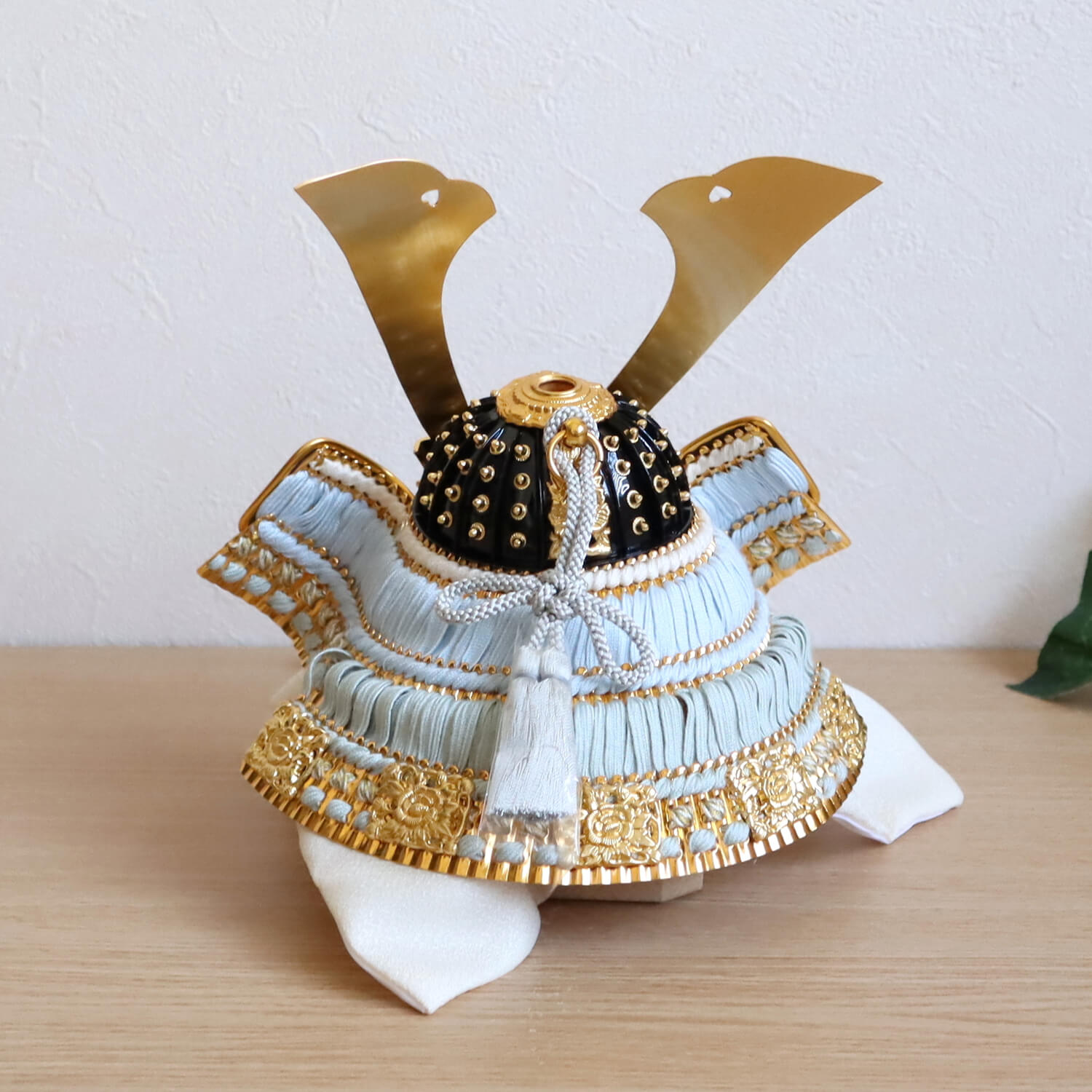 五月人形 選べる2種類 伝統工芸士 誠山作 淡萌黄/淡黒水 兜 国産桐箱