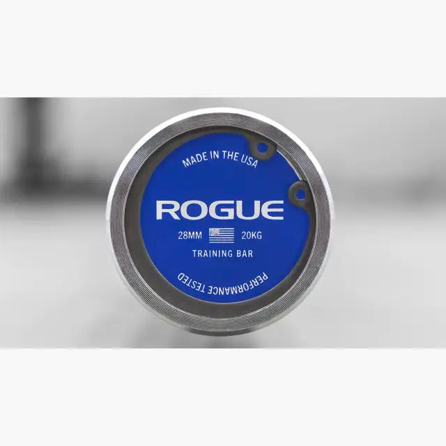 ROGUE 28MM トレーニングバー ブラックジンク — MBC POWER SHOP
