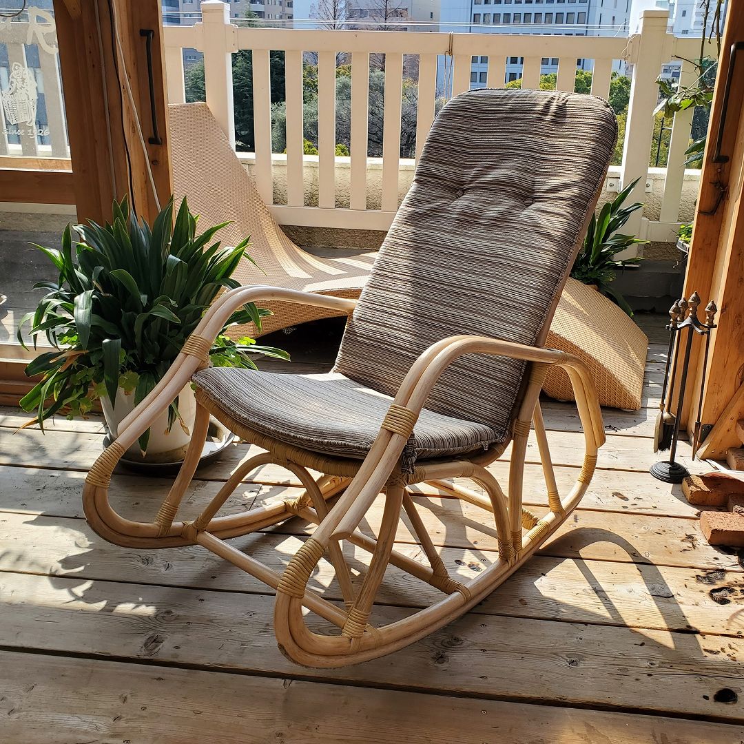 ラタンロッキングチェア｜CH-033 |ラタンチェア・籐椅子 | 籐家具職人
