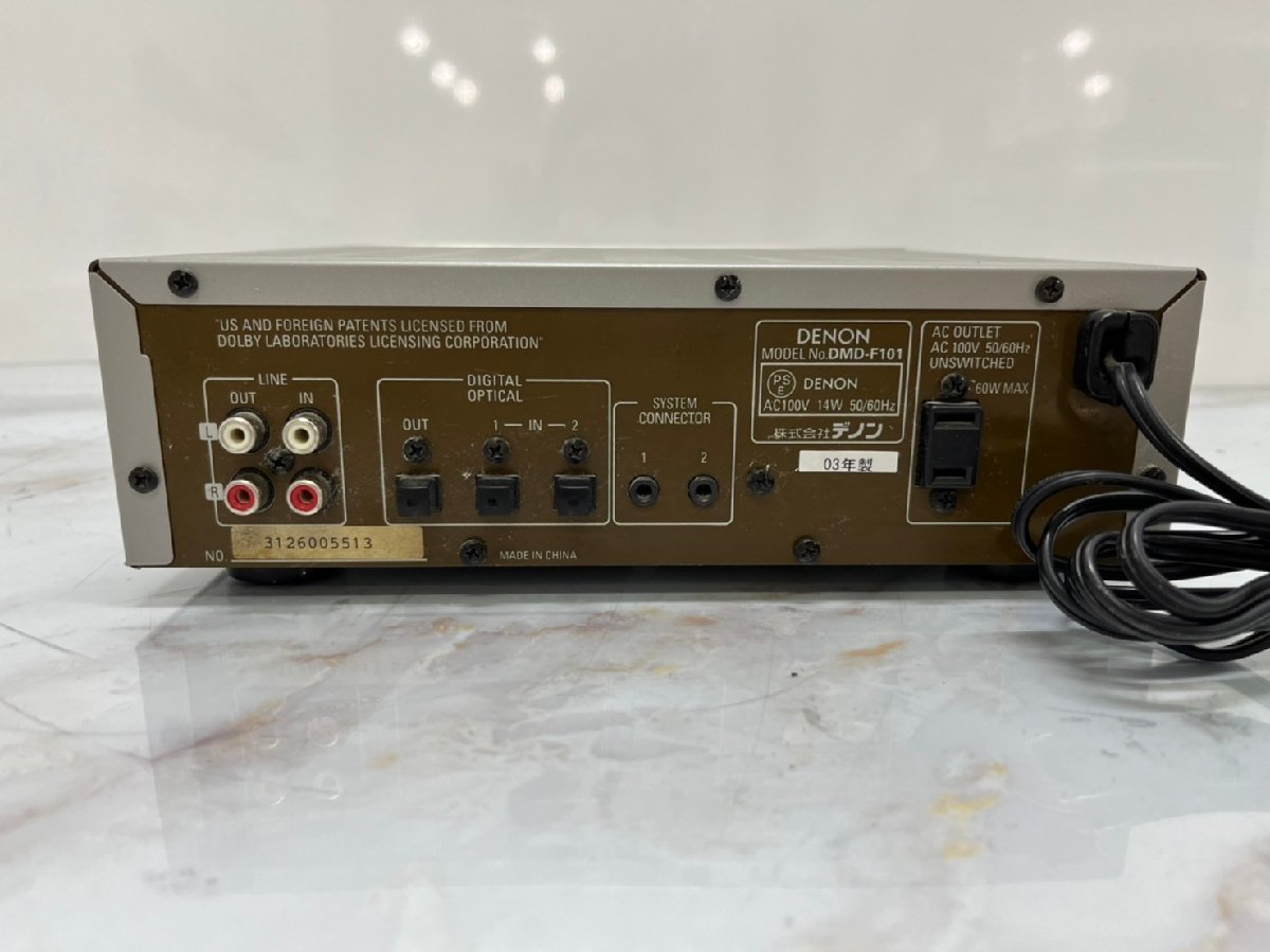 DENON DMD,DRA,DCD,DRR-F101 MDデッキ MDプレイヤー - メルカリ