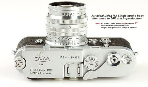 Profile on series of Leica M3 Single stroke Rangefinder camera
