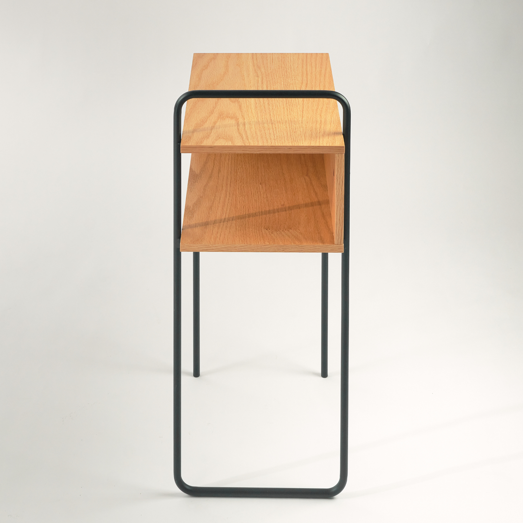 Hé—ZI Side Table-Black+Oak – MIRAGE SF