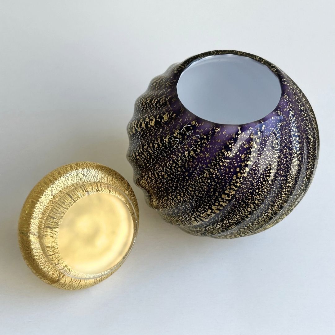 ミニ骨壷|SHINシン・和み葡萄|ガラス製（日本製） – 手元供養の未来創想