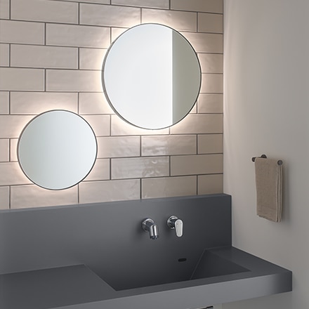 マルーンミラーLED｜ミラー（鏡）｜洗面所・水回りの通販｜ミラタップ