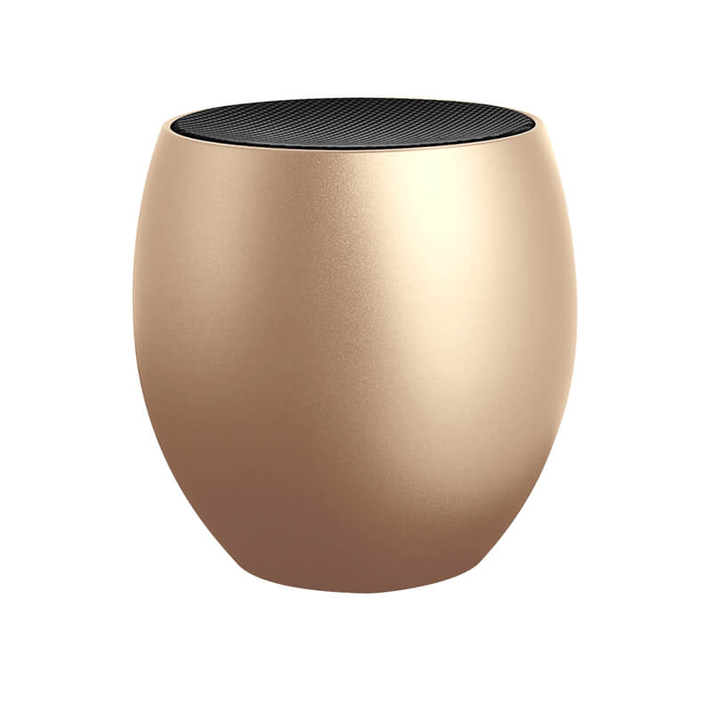 ワイヤレス モバイルスピーカー「eggi（エッジィ）」 ゴールド｜スマホ