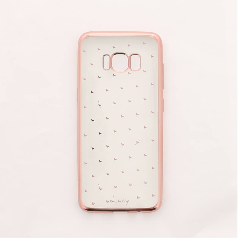 Galaxy S8 SC-02J/SCV36 【Lucy】クリスタル/クリアメタルソフトケース