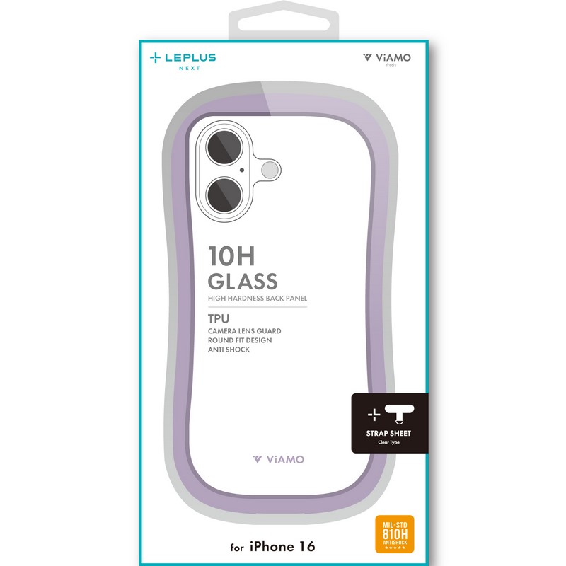 iPhone 16 耐傷・耐衝撃ハイブリッドケース 「ViAMO freely