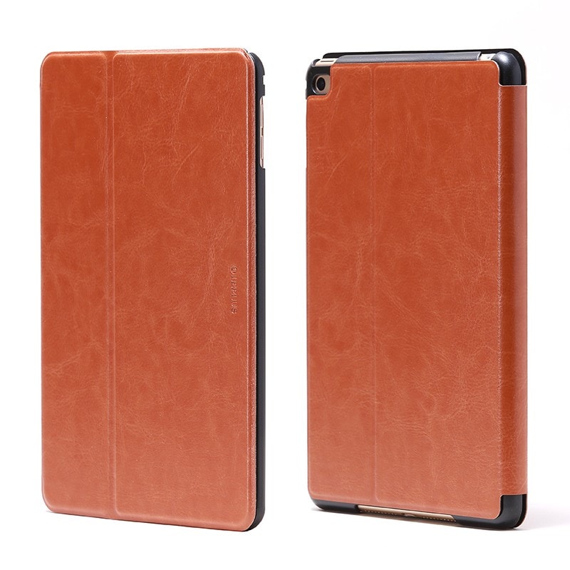 iPad mini 4 薄型PUレザーケース 「PRIME」 キャメル｜スマホ