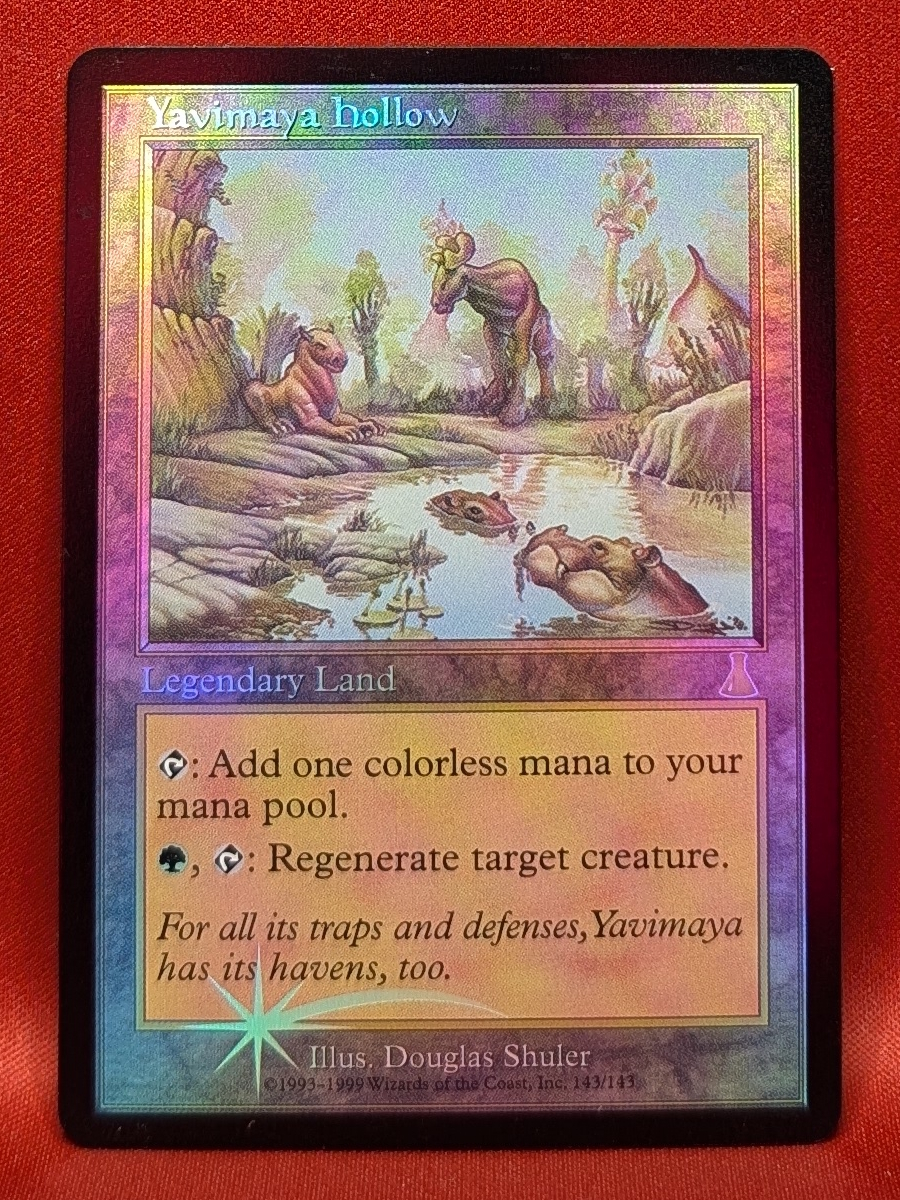 UDS ヤヴィマヤのうろ穴/Yavimaya Hollow 英語版 1枚