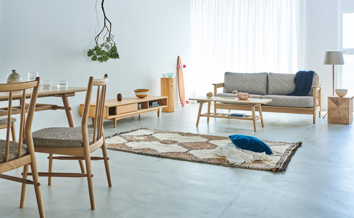 リビングテーブル LT-66 CHERRY チェリー 桜屋工業 HOMEDAY ホームデイ