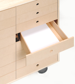 A3書類引出収納カート｜SC-T16-A3を販売する京都の村田家具です。