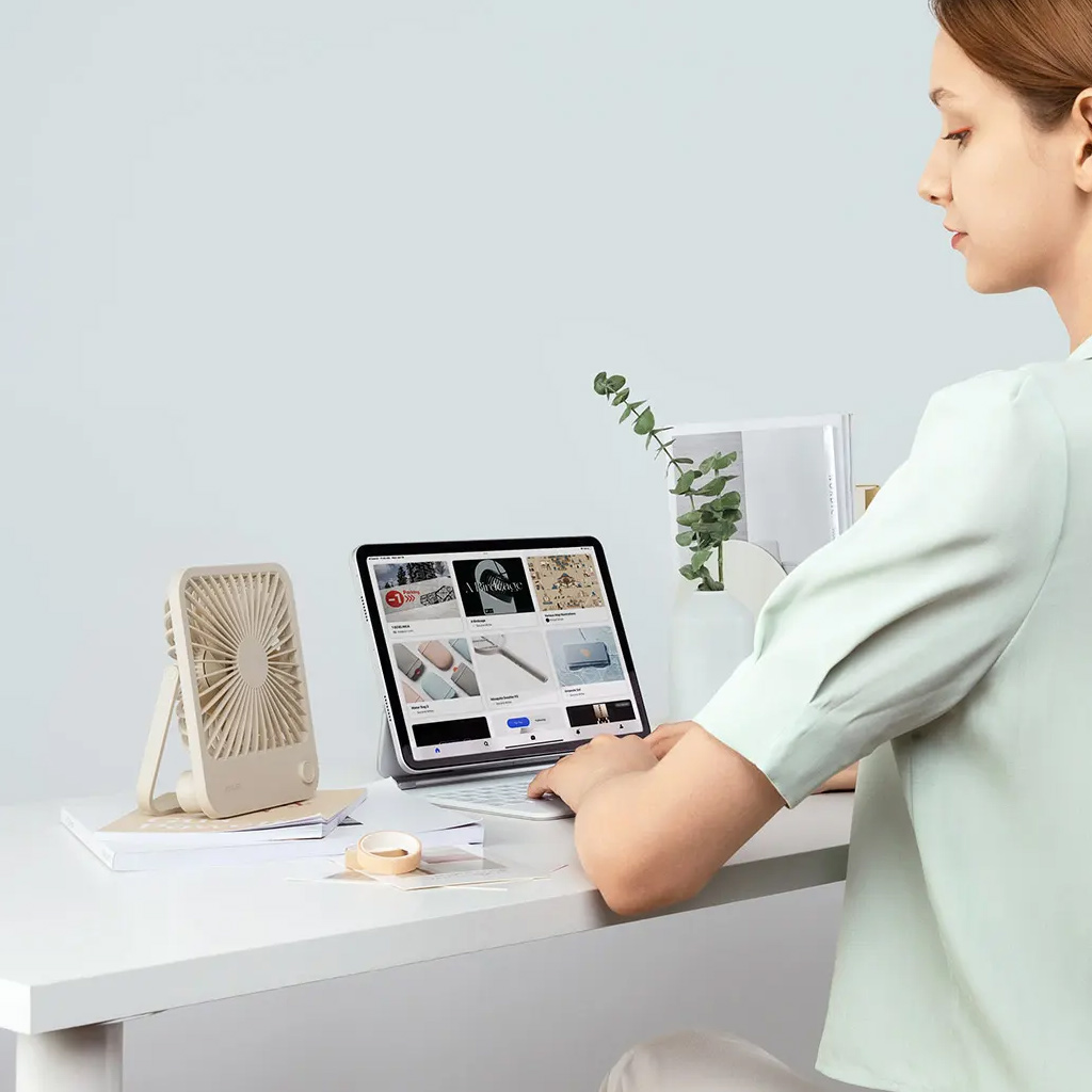 JisuLife（ジスライフ） 卓上扇風機 Ultra Thin 卓上ファン Life1 3Way