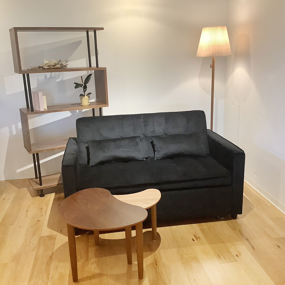 ソファベッドSKUE0607【送料・開梱設置無料】ブラック | NOCEノーチェ