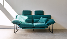 アジャスタブルテーブルBF6420【送料無料】 ブラック×ウォールナット