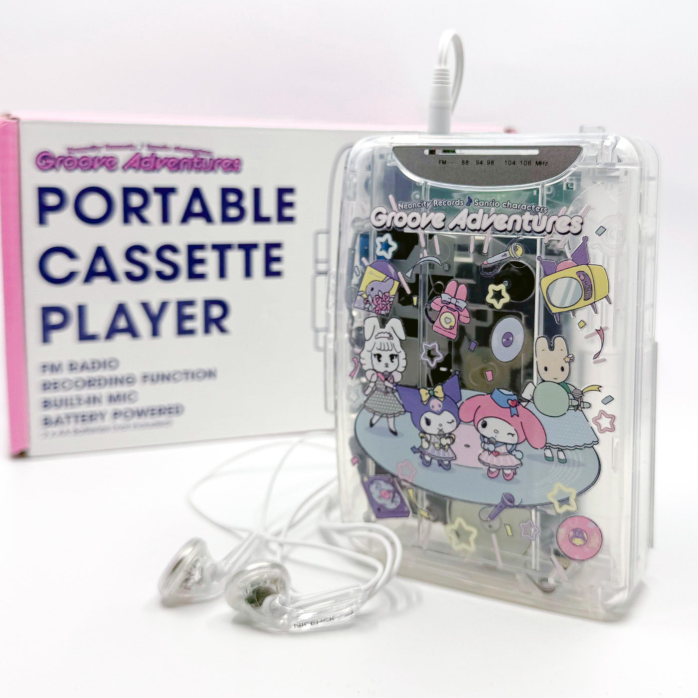 NCR x Sanrio Exclusive: 80s Idols Cassette Player – Neoncity Records