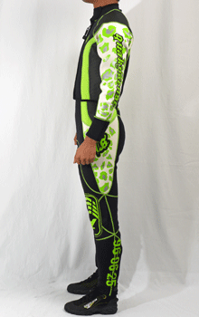 フレックスレオパード ジャケット＆ジョン QUAKYSENSE(クエーキ―センス