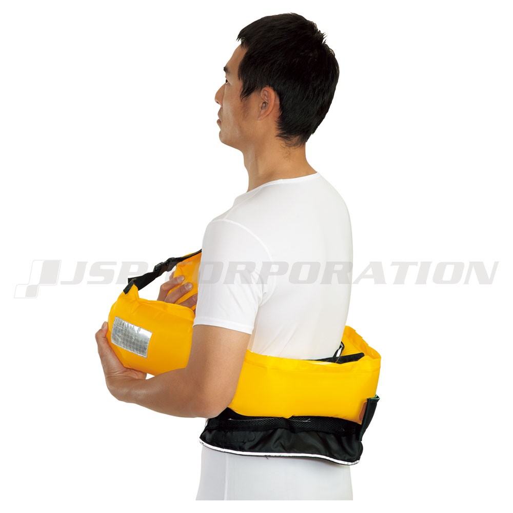 BEWAVE 手動膨張式ライフジャケット ウエストベルト型 オーシャンWR-3