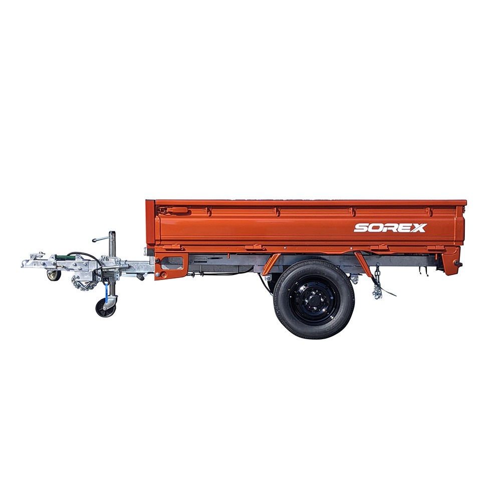 KC350K 慣性ブレーキ装着車 カーゴトレーラー オレンジ 最大積載量